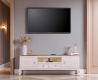 Mumbai Entertainment Unit Tv Cabinet - Two Doors Two Drawers - Tv Cabinet - Furniselan Frosty White