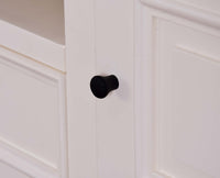 Mumbai Entertainment Unit Tv Cabinet - Two Doors Two Drawers - Tv Cabinet - Furniselan Frosty White