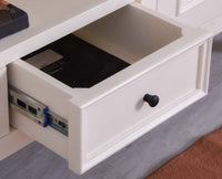 Mumbai Entertainment Unit Tv Cabinet - Two Doors Two Drawers - Tv Cabinet - Furniselan Frosty White