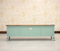 Mumbai Entertainment Unit Tv Cabinet - Two Doors Two Drawers - Tv Cabinet - Furniselan - Silt-Green