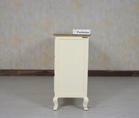Mumbai Sideboard Cabinet Solid Wood - Three Drawers & Two Doors - Sideboard - Furniselan - Frosty-White