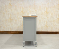 Mumbai Sideboard Cabinet Solid Wood - Three Drawers & Two Doors - Sideboard - Furniselan - Cool-Grey