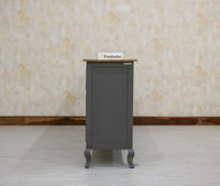 Mumbai Sideboard Cabinet Solid Wood - Three Drawers & Two Doors - Sideboard - Furniselan - Slate-Grey
