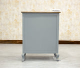 Mumbai Solid Wood Chest of Drawer Storage Five Drawers - Sideboard - Furniselan-Cool-Grey