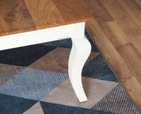 Mumbai Solid Wood Coffee Table - Coffee Table - Furniselan - Milky-White