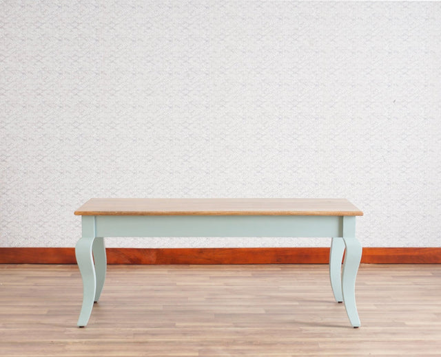 Mumbai Solid Wood Coffee Table - Coffee Table - Furniselan - Silt-Green
