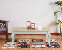 Mumbai Solid Wood Coffee Table - Coffee Table - Furniselan - Silt-Green
