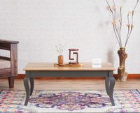 Mumbai Solid Wood Coffee Table - Coffee Table - Furniselan - Slate-Grey