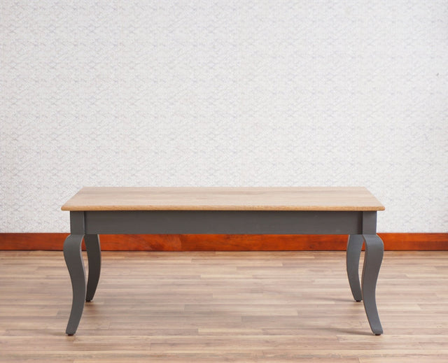 Mumbai Solid Wood Coffee Table - Coffee Table - Furniselan - Slate-Grey