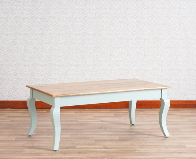 Mumbai Solid Wood Coffee Table - Coffee Table - Furniselan - Silt-Green