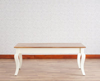 Mumbai Solid Wood Coffee Table - Coffee Table - Furniselan - Milky-White