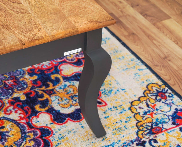 Mumbai Solid Wood Coffee Table - Coffee Table - Furniselan - Slate-Grey