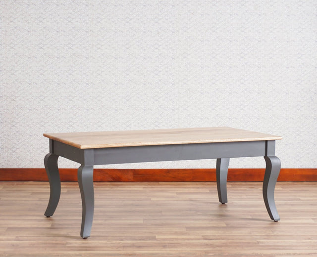 Mumbai Solid Wood Coffee Table - Coffee Table - Furniselan - Slate-Grey