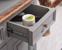 Mumbai Solid Wood Dressing Table For Bedroom - Furniselan Cool - Grey