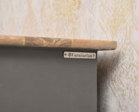 Mumbai Solid Wood Dressing Table For Bedroom - Furniselan Slate - Grey
