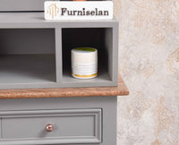 Mumbai Solid Wood Dressing Table For Bedroom - Furniselan Cool - Grey