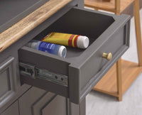 Mumbai Solid Wood Dressing Table For Bedroom - Furniselan Slate - Grey
