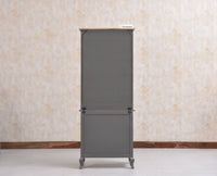Mumbai Solid Wood Dressing Table For Bedroom - Furniselan Slate - Grey
