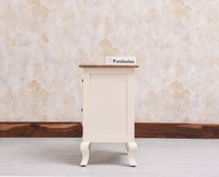 Mumbai Solid Wood One Door One Drawer Bedside Table - Left Side Door - Furniselan