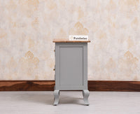 Mumbai Solid Wood One Door One Drawer Bedside Table - Right Side Door - Furniselan