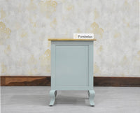 Mumbai Solid Wood One Door One Drawer Bedside Table - Right Side Door - Furniselan