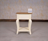 Mumbai Solid Wood One Drawer Side Table - Furniselan-Frosty-White