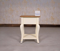 Mumbai Solid Wood One Drawer Side Table - Furniselan-Frosty-White