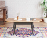 Mumbai Solid Wood Oval Coffee Table