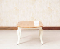 Mumbai Solid Wood Oval Coffee Table - Coffee Table - Furniselan - Milky-White