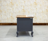 Mumbai Solid Wood Storage Trunk Box - Trunks & Cabinets - Furniselan-
Slate-Grey