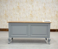 Mumbai Solid Wood Storage Trunk Box - Trunks & Cabinets - Furniselan-
Cool-Grey