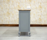 Mumbai Solid Wood Two Door Sideboard Cabinet - Sideboard - Furniselan - Cool-Grey