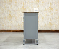 Mumbai Solid Wood Two Door Sideboard Cabinet - Sideboard - Furniselan - Cool-Grey