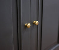 Mumbai Solid Wood Two Door Sideboard Cabinet - Sideboard - Furniselan - Slate-Grey