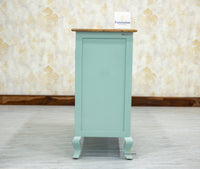 Mumbai Solid Wood Two Door Sideboard Cabinet - Sideboard - Furniselan - Silt-Green