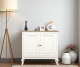 Mumbai Solid Wood Two Door Sideboard Cabinet