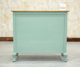 Mumbai Solid Wood Two Door Sideboard Cabinet - Sideboard - Furniselan - Silt-Green