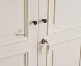 Mumbai Solid Wood Two Door Wardrobe - Wardrobes & Cabinets - Furniselan