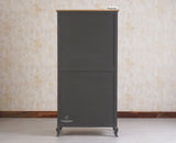 Mumbai Solid Wood Two Door Wardrobe - Wardrobes & Cabinets - Furniselan Slate-Grey