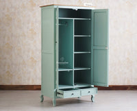 Mumbai Solid Wood Two Door Wardrobe - Wardrobes & Cabinets - Furniselan