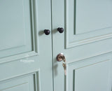 Mumbai Solid Wood Two Door Wardrobe - Wardrobes & Cabinets - Furniselan - Silt Green