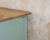 Mumbai Solid Wood Two Door Wardrobe - Wardrobes & Cabinets - Furniselan - Silt Green