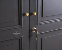 Mumbai Solid Wood Two Door Wardrobe - Wardrobes & Cabinets - Furniselan