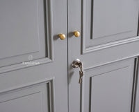 Mumbai Solid Wood Two Door Wardrobe - Wardrobes & Cabinets - Furniselan