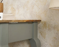 Mumbai Solid Wood Two Drawer Console Table Furniselan Cool Grey