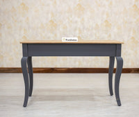 Mumbai Solid Wood Two Drawer Study Laptop Table Furniselan - Cool-Grey