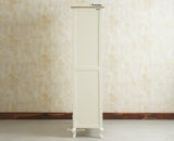 Mumbai Wooden Large Bar Cabinet with Glass Holder Storage Furniselan Frosty White