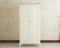 Mumbai Wooden Large Bar Cabinet with Glass Holder Storage Furniselan Frosty White