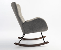 Munnar Rocking Chair - Dining Chair - Furniselan - Grey
