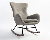Munnar Rocking Chair - Dining Chair - Furniselan - Grey